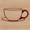 Stunning Ceramic Design A delicate ceramic teacup with intricate design, ideal for crafting or designing vector art projects.