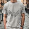 Delicate Halo Clip Art SVG A pair of white angel wings with a delicate halo, suitable for vector design projects.