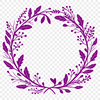 Beautiful Floral Wreath SVG Vector Design A floral wreath designed as a digital vector graphic.