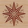 Beautiful Star Symbol A star icon designed as a vector graphic, suitable for digital and print use.