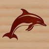 A detailed SVG design featuring a wild sea creature, commonly found in ocean environments.