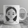 Young Girl Illustrations for Design Vector illustration of a young girl in various poses, suitable for customization and design projects.
