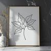 Beautiful Detailed Leaf Clip Art A single leaf with detailed veins and edges, suitable as clip art or vector design.
