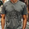 Beautiful Floral Symbolism in Art A vector illustration of the lotus flower, symbolizing spiritual growth in various cultures.