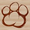 High-quality SVG illustrations of individual paw print designs for crafting and graphic use.