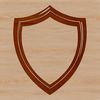 A high-quality vector shield design for cutting machines and laser cutters.