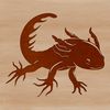 Axolotl Close-up Illustration A close-up illustration of a Mexican salamander known as the axolotl, suitable for vector art designs.