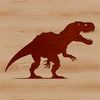 Prehistoric Friends Graphic A dinosaur SVG graphic suitable for cutting machines or laser engraving projects.