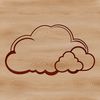 Cloud Icon SVG for Digital Design A high-resolution vector cloud icon for digital design, suitable for web development projects.