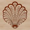Coastal Decor Icon A vector illustration of a realistic seashell, suitable for use in design projects.
