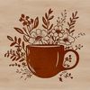 Beautiful Cup Design for Crafting and Art A simple cup design for crafting and digital art projects.