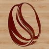 Free Vector Coffee Design A simple, stylized illustration of a coffee bean, ideal for graphic design and cutting machine projects.