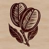 Simple Coffee Image Outline A vector illustration of a single coffee bean.
