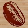 Single Coffee Bean Symbol SVG Icon A single coffee bean symbol in vector format.