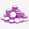 Beautiful Vector Coins Clip Art Image of a set of various denominations of coins in vector format, suitable for cutting machines and digital design.