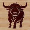 Free Vector Cow Illustration A stylized illustration of a cow, suitable for vector graphics projects.