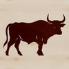 Cute Cow Illustration Vector Graphic A digital illustration of a cow in a farm setting, suitable for use as clip art.
