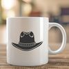 A traditional cowboy hat designed in vector format for digital use.