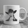 Western Vector Graphic A cowboy figure designed as a vector graphic for various applications.