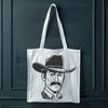 A cowboy illustration created as an editable vector design.