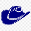 Western Wear Icon A detailed illustration of a traditional cowboy hat made from vector lines and shapes.