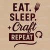 Whimsical Craft Quotes with Vector Fun Funny craft quote SVG file with vector design elements suitable for cutting machines or laser cutters.