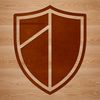 A graphic shield illustration designed as a vector shape.