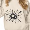 Vibrant Splatter Shape A splat shape made from colorful slime in a chaotic mess.
