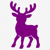 Reindeer animal Christmas decoration svg icon