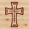 Beautiful Symbolism Made Easy with this Free SVG A classic crucifix icon in vector format, suitable for various applications.