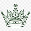 A digital illustration of a stylized royal crown with intricate details.