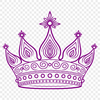 Beautiful Crown Clip Art A detailed crown design created as a vector graphic in SVG format.
