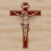 Religious Cross Design Vector Art A simple crucifix with a horizontal bar and a vertical beam.