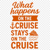 Fun Cruise Vacation Quote SVG Design A customizable vector quote for a vacation cruise with a humorous tone.