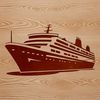 Set Sail Illustration A stylized illustration of a nautical vessel on the open water, ready to set sail.
