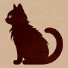 Free Vector Cat Clip Art A digital illustration of a sitting cat in a vector format.