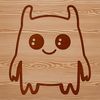 Vector illustration of a cartoon monster character suitable for Halloween decorations or design projects.