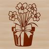 Daffodil in Full Color A vector illustration of a single daffodil flower in bloom, symbolizing springtime and new beginnings.