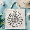 White Daisy Floral Illustration A simple illustration of a daisy flower with white petals and yellow center, suitable for vector design projects.