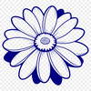 Free Vector Daisy Design A colorful illustration of a daisy flower in vector format.
