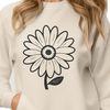 Delicate Daisy Flower Illustration A detailed illustration of a daisy flower with multiple petals and a central disk.