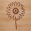 Fresh Blooms Vector Illustration A simple, high-quality vector illustration of a daisy flower, suitable for digital designs and crafts.