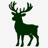 A vector illustration of a reindeer, suitable for commercial or personal use.