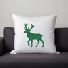 Reindeer animal silhouette in Christmas theme, suitable for commercial or personal use.