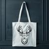 Deer Head Vector Design A wild animal illustration of a deer, suitable for various digital applications including design and craft projects.