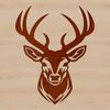 Wild Animal SVG Face Graphic An SVG graphic of a wild animal's face, ideal for digital cutting machines like Cricut or laser cutters.