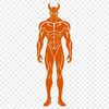 Evil Icon SVG Image A vector graphic representation of Satan with intricate details and sharp lines.