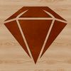 Elegant Vector Diamond Shape A stylized graphic representation of a diamond in vector format.