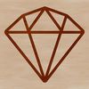 Elegant Diamond Symbol SVG Vector An elegant diamond symbol created using SVG vector graphics for various applications.