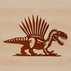 Dinosaur SVG Graphic for Personal and Commercial Use A prehistoric dinosaur illustration in vector art format, suitable for commercial and personal use.